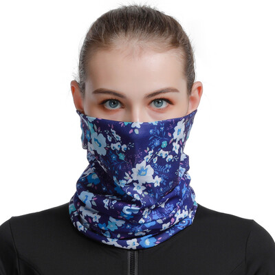 2024 Красива шарка на паунови пера, дамски бандана, шал за колоездене, маска за лице с цветя на пеперуда, лента за глава с тръба на балаклава