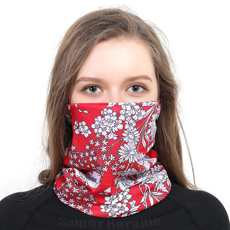 2024 Красива шарка на паунови пера, дамски бандана, шал за колоездене, маска за лице с цветя на пеперуда, лента за глава с тръба на балаклава