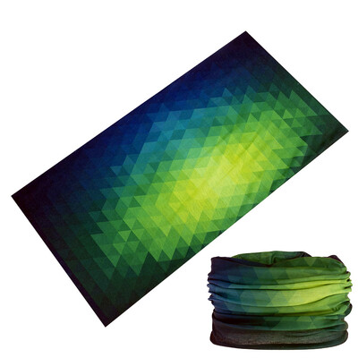 2024 Нов дизайн с градиентен цвят Тюрбан за жена Мъж UV защита Бандана Спортна маска Балаклава Велосипеден шал Гети за врата