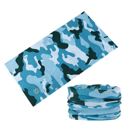 2024 Нов дизайн Камуфлажен тръбен шал за деколте Многофункционална колоездене Бандана Зелена спортна маска за лице Велосипед Балаклава за жени Мъже