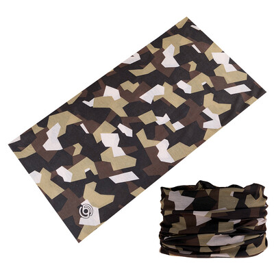 2024 Нов дизайн Камуфлажен тръбен шал за деколте Многофункционална колоездене Бандана Зелена спортна маска за лице Велосипед Балаклава за жени Мъже