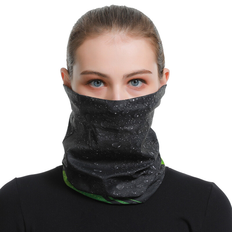 2024 Creative 3D Water Drop Design Sport Face Bandana For Women Men Bicycle Balaclava Cycling Band Head UV Protection Шал за врата