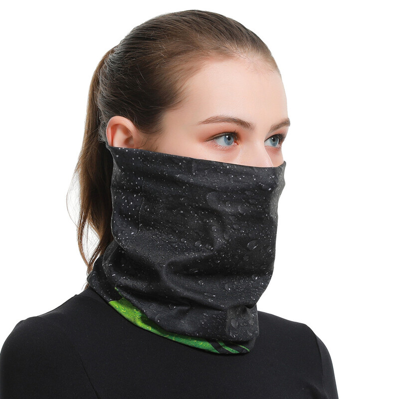 2024 Creative 3D Water Drop Design Sport Face Bandana For Women Men Bicycle Balaclava Cycling Band Head UV Protection Шал за врата