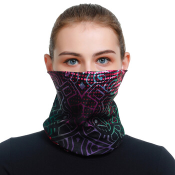 Magic Seamless Bandanas Head Scarf Cycling Face Shield Mask Νέο σχέδιο Γυναικείες ανδρικές ποδήλατο Moto Sport Balaclava Headbands Μαντήλι