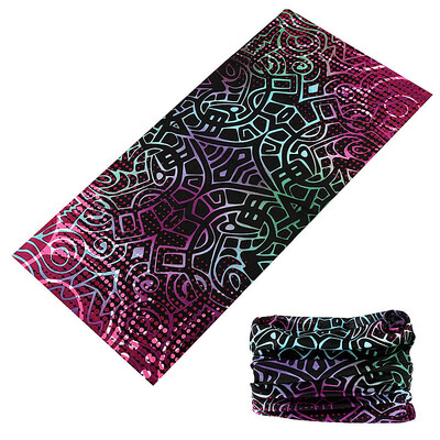 Магически безшевни бандани Шал за глава Колоездене Маска за лице Щит Нов дизайн Жени Мъже Велосипед Мото Спорт Балаклава Ленти за глава Шапка