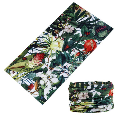 Красива пеперуда забрадка за жени Многофункционална велосипедна бандана Слънцезащитна маска за лице Женски спортен шал с цветя Балаклава