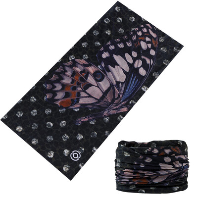 Красива пеперуда забрадка за жени Многофункционална велосипедна бандана Слънцезащитна маска за лице Женски спортен шал с цветя Балаклава