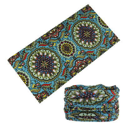 Красива пеперуда забрадка за жени Многофункционална велосипедна бандана Слънцезащитна маска за лице Женски спортен шал с цветя Балаклава