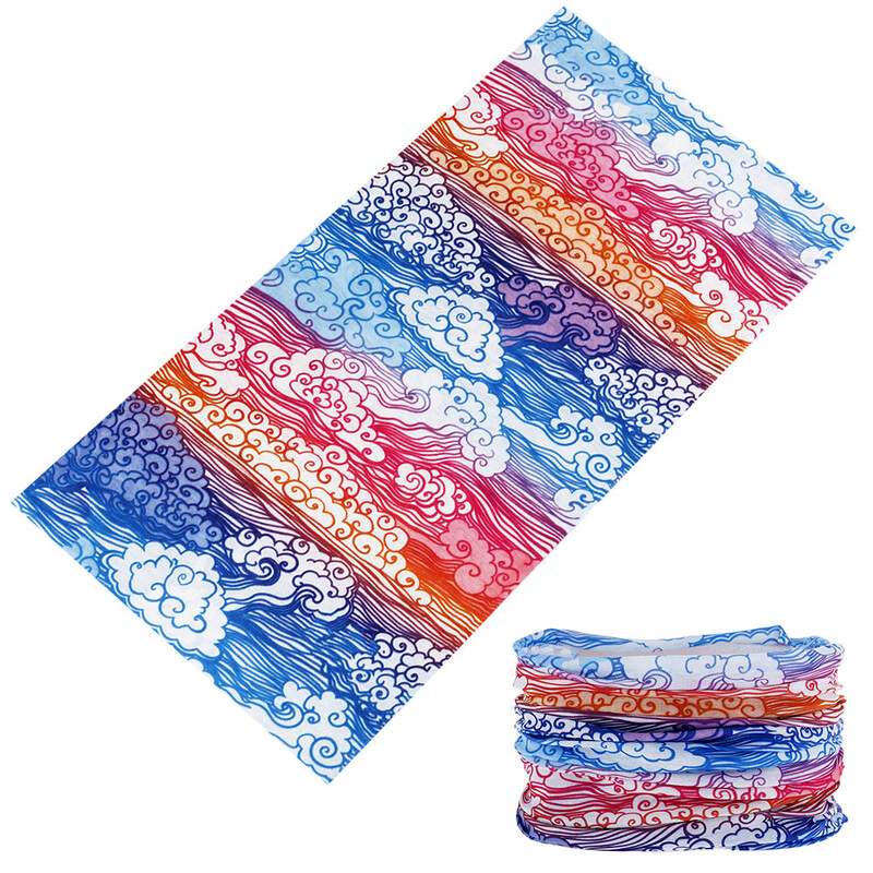 Красива пеперуда забрадка за жени Многофункционална велосипедна бандана Слънцезащитна маска за лице Женски спортен шал с цветя Балаклава