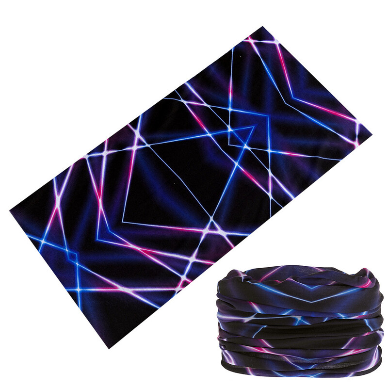 2024 Нов дизайн на раирана лента за глава Жени Мъже Спорт на открито Шал за глава Колоездене Бандана Женски мъжки Балаклава Гети за врата