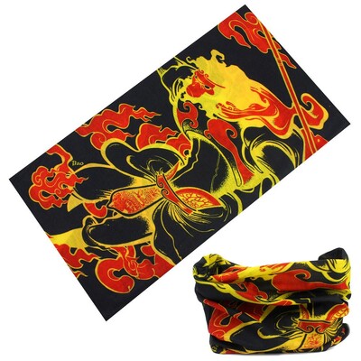 Китайски стил Loong Panda Design Безшевна лента за глава за лице Колоездене Бандана Спортна маска Балаклава Дракон Шал за врата за жена Мъж