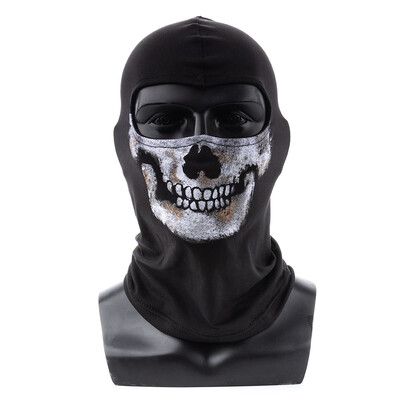 Lofytain COD:MW2 Fantomă Skull Balaclava Fantoma Simon Riley Face War Game Cosplay Mască Protecție Skull Pattern Balaclava Mask