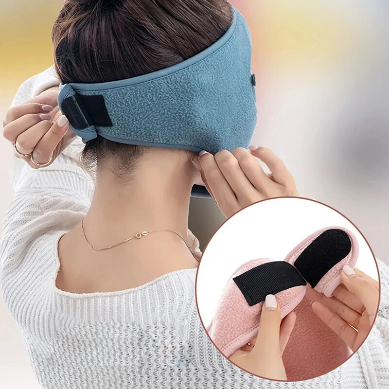 1x Зимна Колоездене Цялолицева маска с противозамъгляващи очила Наушници Ветроустойчива Унисекс Ски Спорт на открито Затопляне за лице Дишаща