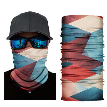 Unisex Κασκόλ πεζοπορίας αναρρίχησης Sport Headwear Bandana Motorcycle Turban Geometry Magic Scarves Outdoor Cycling Headband Buffe Mask