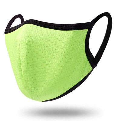 Лятна нова ледена копринена бързосъхнеща мрежеста двойна дишаща маска за прах и пепел за мъже и жени Four Seasons Колоездене на открито на открито Защита от вятър