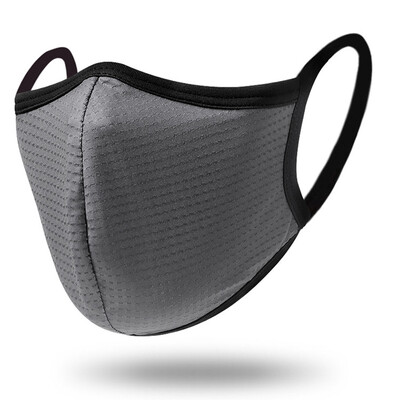 Лятна нова ледена копринена бързосъхнеща мрежеста двойна дишаща маска за прах и пепел за мъже и жени Four Seasons Колоездене на открито на открито Защита от вятър