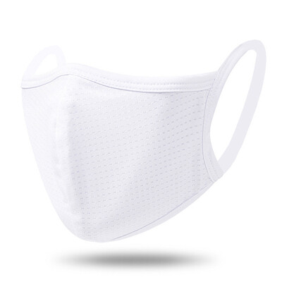 Лятна нова ледена копринена бързосъхнеща мрежеста двойна дишаща маска за прах и пепел за мъже и жени Four Seasons Колоездене на открито на открито Защита от вятър