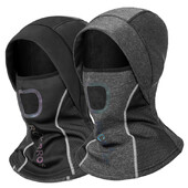 ROCKBROS Зимна маска за лице за колоездене Поларена термична ветроустойчива шапка за колоездене Балаклава Ски Риболов Шапка за кънки Сноуборд Тренировъчна маска