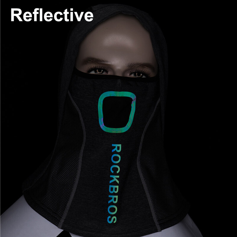 ROCKBROS Зимна маска за лице за колоездене Поларена термична ветроустойчива шапка за колоездене Балаклава Ски Риболов Шапка за кънки Сноуборд Тренировъчна маска