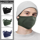 Модна спортна маска Ветроустойчива, дишаща, абсорбираща мека покривка за лице, миеща се за многократна употреба, маска за лице за туризъм, бягане, спортни аксесоари