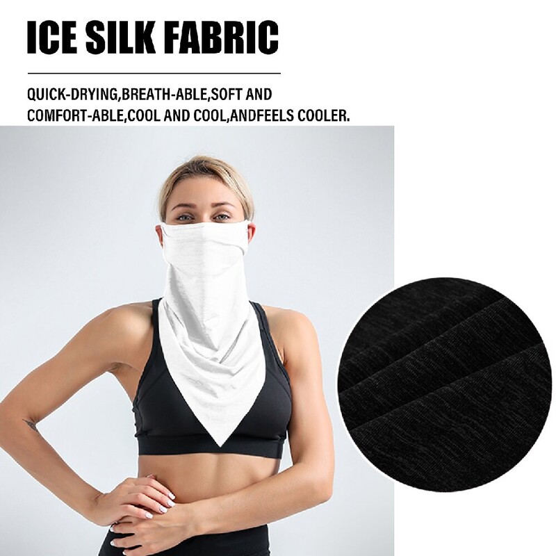 Унисекс Велосипед Половина маска за лице Велосипед Слънцезащитен шал Летни прохладни спортове на открито Дишаща MTB маска за лице Аксесоари за колоездене