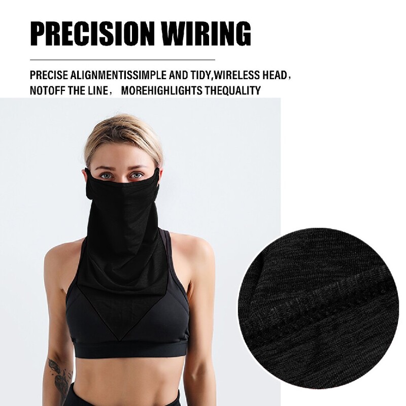 Унисекс Велосипед Половина маска за лице Велосипед Слънцезащитен шал Летни прохладни спортове на открито Дишаща MTB маска за лице Аксесоари за колоездене