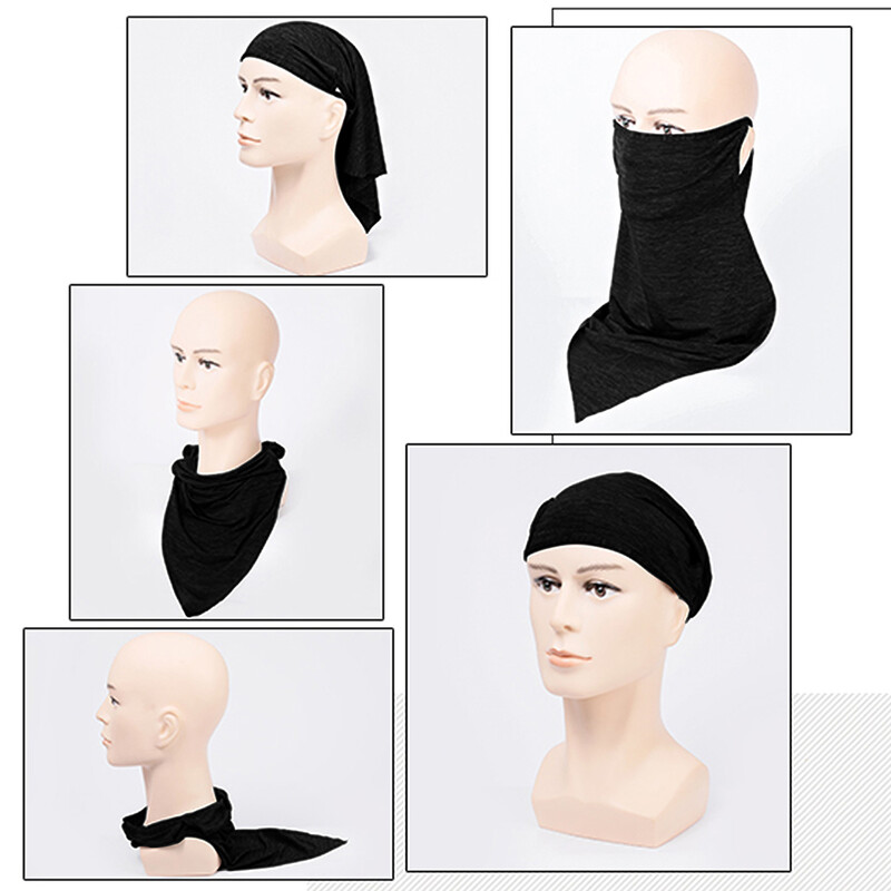 Унисекс Велосипед Половина маска за лице Велосипед Слънцезащитен шал Летни прохладни спортове на открито Дишаща MTB маска за лице Аксесоари за колоездене