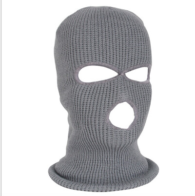 Полицейска маска с 3 дупки/Цвят на качулката Черен Police Swat Gign Raid Special Forces Airsoft Paintball Ski Snow Surf Bicycle Mask