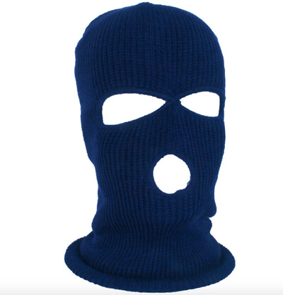 Полицейска маска с 3 дупки/Цвят на качулката Черен Police Swat Gign Raid Special Forces Airsoft Paintball Ski Snow Surf Bicycle Mask