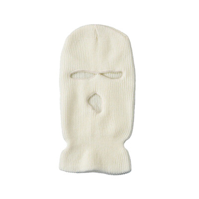 Мотоциклет Ветроустойчиви плетени шапки с пълно лице Персонализирана ски маска Мъжки топли вълнени балаклава бродерия Зимни шапки Плетена ски маска с 3 дупки