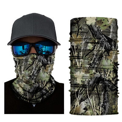 Спортна безшевна балаклава Magic Hood Велосипедна лента за глава на открито Маска за риболов Лигавник Козирка Дигитален печат Пейзаж Бандана Маска за лице
