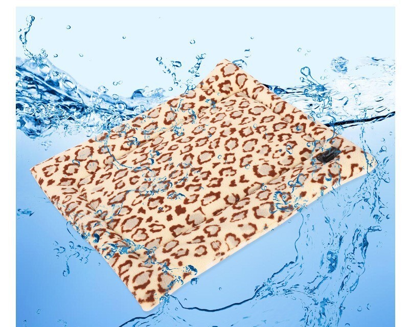 Нагревателна подложка за домашни любимци за котки, кучета и кученца, може да се пере и сгъваема, регулиране на температурата с три скорости