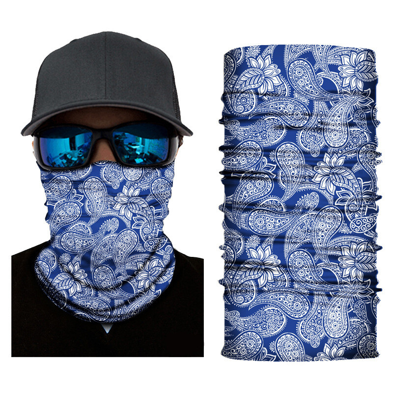 Paisley Seamless Magic Sunscreen Headdress Gaiter Balaclava Headband Cycling Fishing Tube Face Shield Мъже Жени Шал
