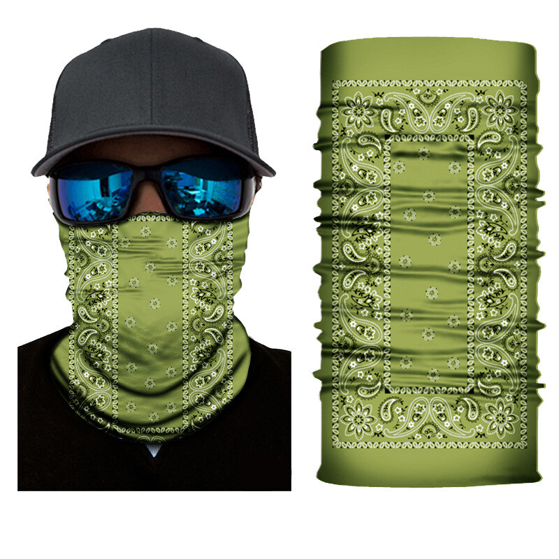 Paisley Seamless Magic Sunscreen Headdress Gaiter Balaclava Headband Cycling Fishing Tube Face Shield Мъже Жени Шал