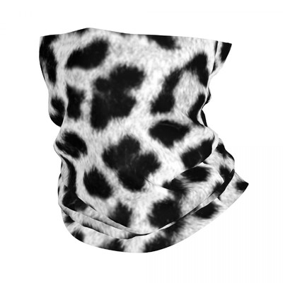 Черен леопардов принт Бандана Калъфка за врата Шал за многократна употреба Балаклава Туризъм Риболов Унисекс Възрастен Всички сезони