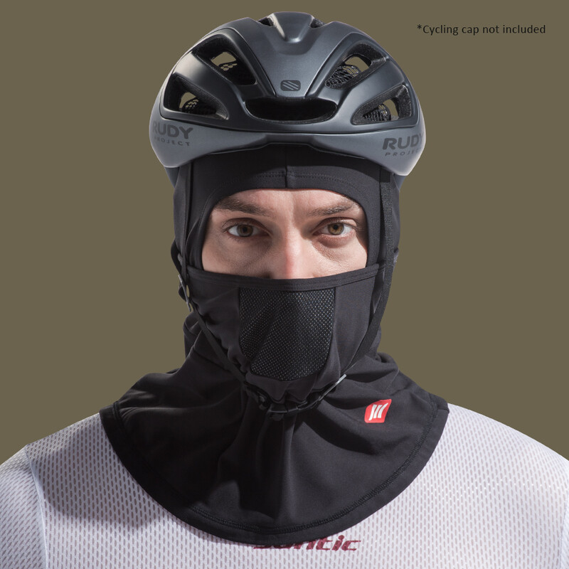 Santic Велосипедни шапки за мъже Зима на открито Ветроустойчиво оборудване за велосипеди Удължена защита на врата Термо руно Спортни маски за лице