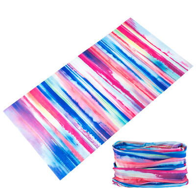 Велосипедни маски с цветни ивици за мъже, жени, лента за глава, спорт на открито, балаклава, колоездене, бандана, мото шал за врата