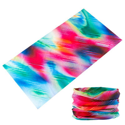 Велосипедни маски с цветни ивици за мъже, жени, лента за глава, спорт на открито, балаклава, колоездене, бандана, мото шал за врата