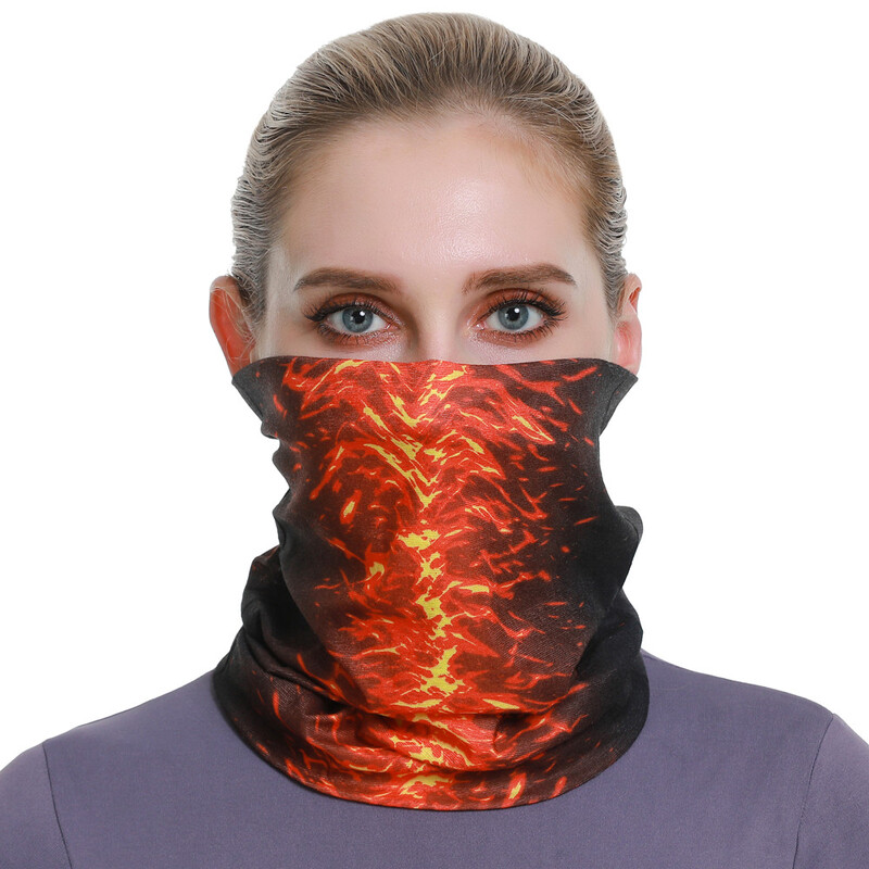 Велосипедни маски с цветни ивици за мъже, жени, лента за глава, спорт на открито, балаклава, колоездене, бандана, мото шал за врата