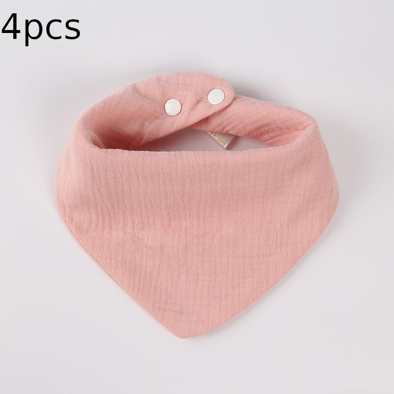 Трансгранични бебешки слюнчени салфетки, лигавници от чиста памучна марля, бебешки консумативи, деца, новородени и малки деца, супер меки триъгълни кърпи