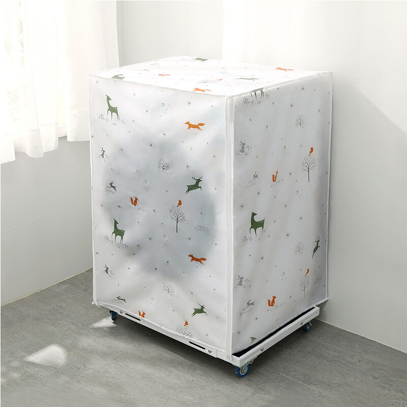 VHM7 veļas mazgājamās mašīnas putekļu pārsegs, piekarināms gaisa kondicionieris, divējāda lietojuma ledusskapja putekļu pārsegs, caurspīdīgs, apdrukāts ūdensnecaurlaidīgs ledusskapja vāka audumu kolekcija