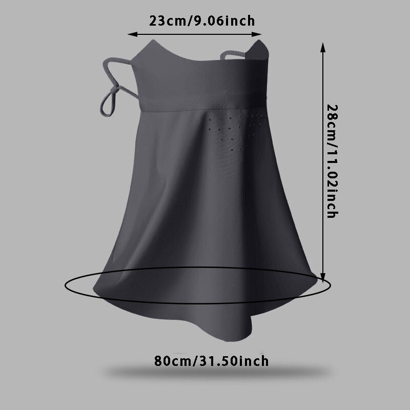 Колоездене Ледена копринена маска Слънцезащита Earloop Design Балаклава Шал Мъже Жени Слънцезащитен крем за лице Прахоустойчив Шал за риболов на открито