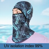Fényvédelem Kerékpározás Balaclava Hűsítő Nyak Sisak Bélés Kalapok Arcvédő Túrasálak Fejfedők Balaclava Arcmaszk Sport