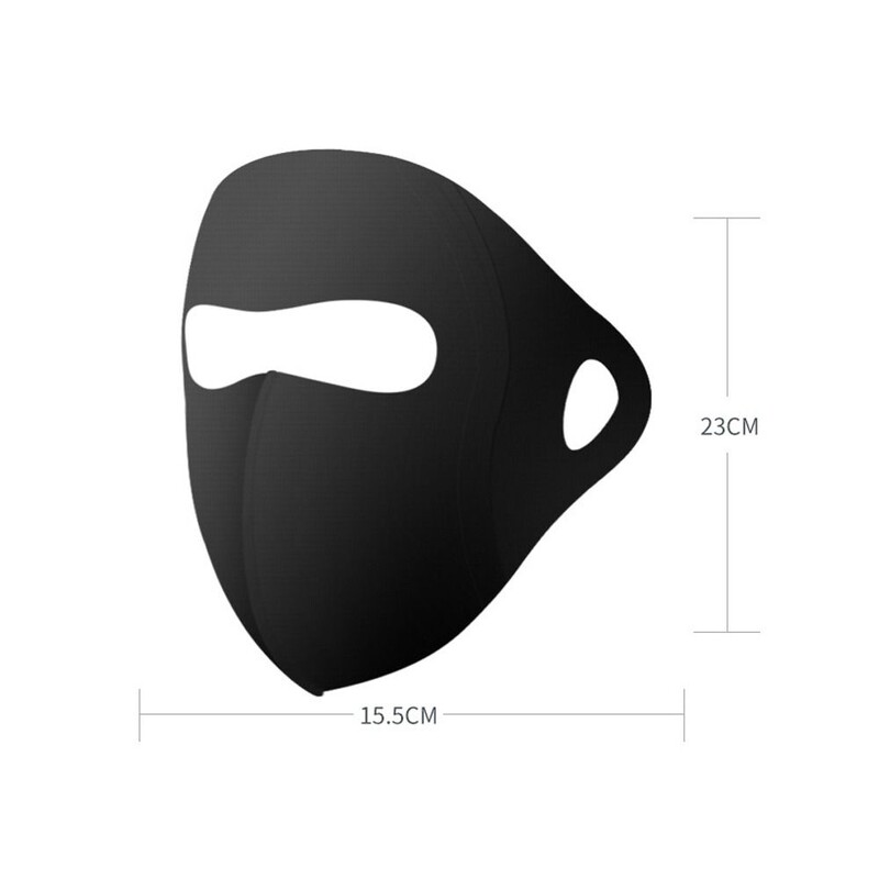 Ледена копринена UV защитна маска Модна дишаща слънцезащитна маска за цяло лице Тънко слънцезащитно покритие за лице Колоездене на открито