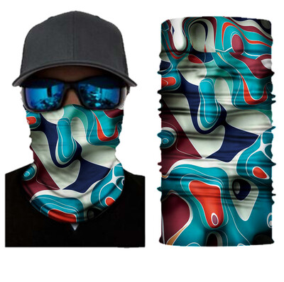 Divat Bandanas Férfi Női Fejpántok Szabadtéri Sport Balaclava Motoros Arcmaszk Nyári Nyak Fej Sál Nyak Napernyő Horgászat