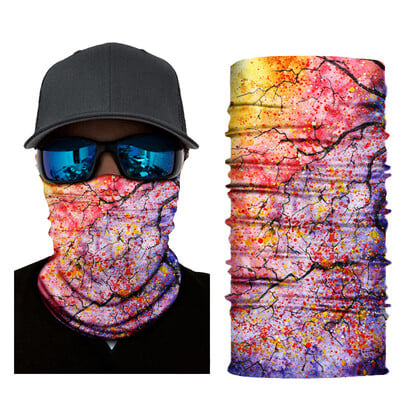 Divat Bandanas Férfi Női Fejpántok Szabadtéri Sport Balaclava Motoros Arcmaszk Nyári Nyak Fej Sál Nyak Napernyő Horgászat