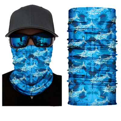 Divat Bandanas Férfi Női Fejpántok Szabadtéri Sport Balaclava Motoros Arcmaszk Nyári Nyak Fej Sál Nyak Napernyő Horgászat