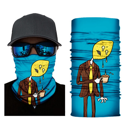 Divat Bandanas Férfi Női Fejpántok Szabadtéri Sport Balaclava Motoros Arcmaszk Nyári Nyak Fej Sál Nyak Napernyő Horgászat