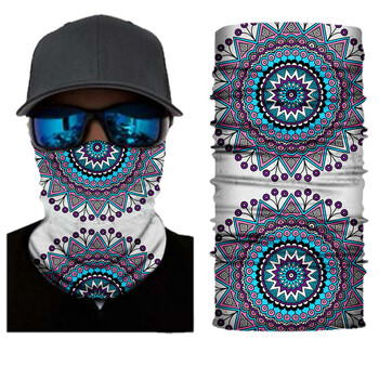 Fashion Cycling Tube Bandanas for Woman Man Running Sunshade Masks Magic Variation Balaclava Γυναικείες κορδέλες κεφαλής Ανδρικό 3D φουλάρι λαιμού