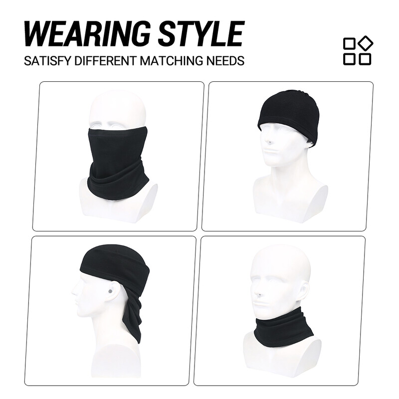 Зимна маска Спортна бандана за бягане Кадифе Термо затопляне за врата Ски Туризъм Колоездене Каране Сноуборд Шал Ветроустойчива шапка